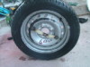 Fiat 600 Wheel Modified to hold a 500 hubcap